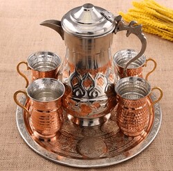 Bakır Ayran Takımı - 3